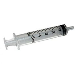 Jeringas Plástica B.Braun 5 ml Luer, Cajas x 100 UI
